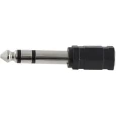 Adaptador P3 Fêmea Estéreo X P10 Macho Estéreo Áudio Som Plug Banana Mesa Som DJ Universal Fone Microfone HeadSet