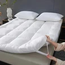 Pillow Top 400 Fios Macio Protetor De Colchão Com Elástico Premium