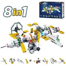 Blocos de Montar 8 em 1 Aventura Espacial 511 Pcs | Compatível com Outras Marcas