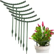 gaiola haste de suporte para planta fixação estaca fixa de plastico 27cm