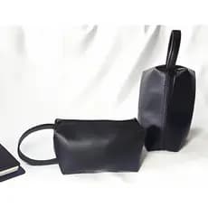 Necessaire masculina Organizador Mala Viagem Porta Maquiagem couro sintético  resistente