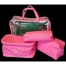 Conjunto de Necessaires com 4 pçs, bolsa para Maquiagem