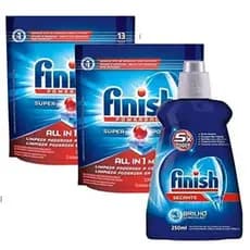 Kit Finish 2 Detergente Power Ball + Secante Lava Louca