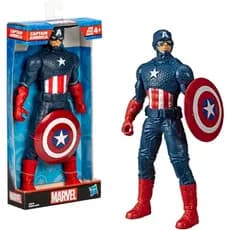 Boneco Capitão América  Avengers, Azul Marvel,