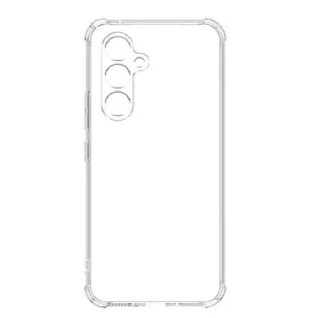 Capa case para Sams Galaxy A14 A15 A16 A35 A55 A23 A24 A34 A35 A36 A37 A54 A56 A57 transparente com borda protetora
