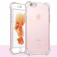 Capa  Case com Borda Protetora Transparente  para IPhone 6,6s,6 Plus e 6s Plus