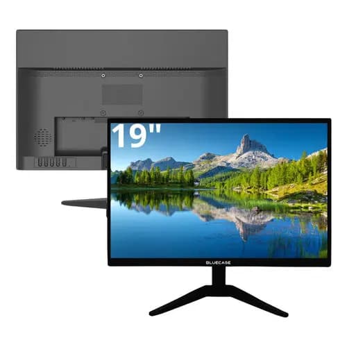 Monitor 19 Polegadas 75hz Wxga 1440x900 Vesa Hdmi Bluecase