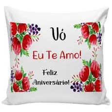 almofada decorativa presente para vó com frase avó