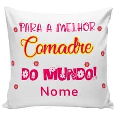 almofada para comadre presente aniversário almofada decorativa