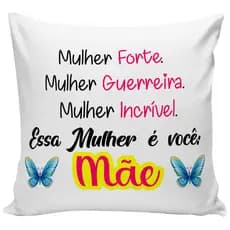 almofada presente para mãe com frase almofada decorativa