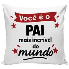 almofada com frase presente para pai almofada decorativa