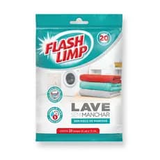 Lenço Antimanchas Lave Roupas Coloridas Sem Manchar Flash Limp