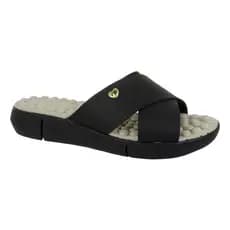Tamanco Feminino Chinelo Ortopédico Anatômico Massageador Papete  Plataforma Confort Via Angel 56-3
