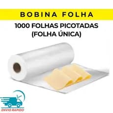 Bobina Picotada 30x40 Rolo C/1000 Folhas Únicas Para Frios queijos plástico simples