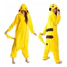 Pijama Pikachu Cosplay Kigurumi Adulto e Infantil Muito Fofinho