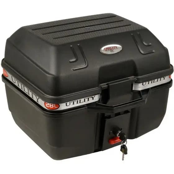 Baú Bauleto Utility 28 Litros - Glider Universal Todas Motos - Resistente