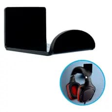 Suporte De Parede Fone Acrílico Headset Headphone Gamer Pc Rgb Fita Dupla Face Concept 3D Print C3D