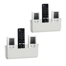 KIT 2 Suporte De Parede Porta 3 Controles Remoto triplo Ar Tv ventilador Universal Concept 3D Print