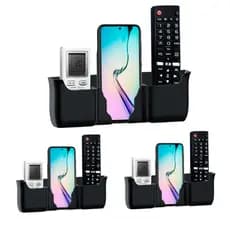 KIT 3 Suporte De Parede Porta Celular E Controle Remoto Universal ar tv ventilador Concept 3D Print
