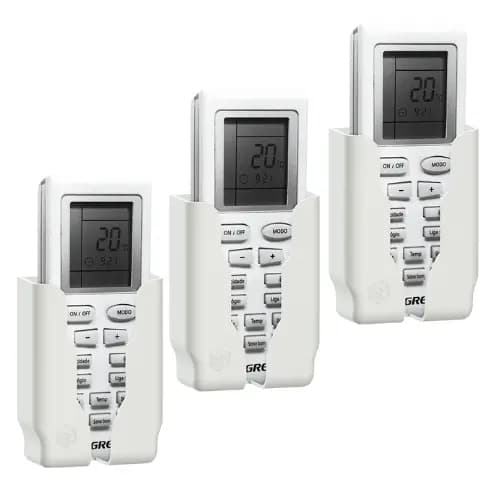Kit 3 Suporte De Parede Porta Controle Remoto Universal Ar Tv Ventilador Casa Quarto Sala Organizar Concept 3D Print C3D