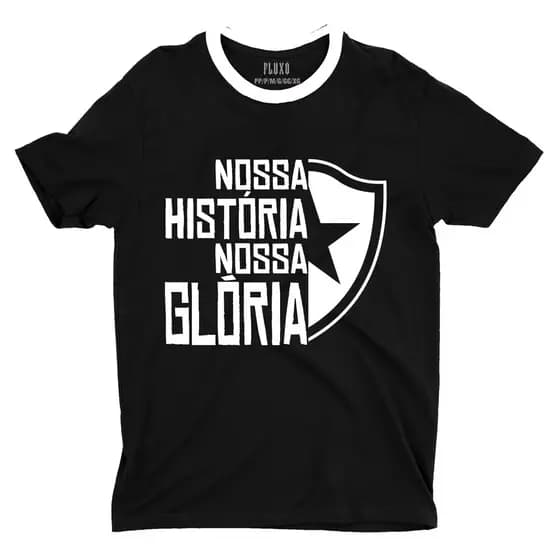Camisa Algodão Time Botafogo Fogão Futebol Esporte