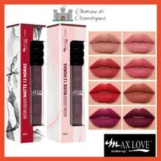 Batom Líquido Matte Nude Max Love 12 Horas