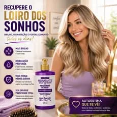 Hidratante Desamarelador Capilar Sem Enxágue Gota Dourada 320ml