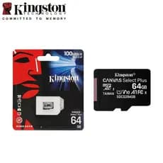 cartão micro SD Kingston Canvas select plus 64gb