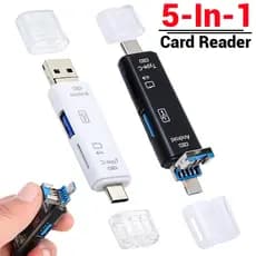 HUB USB Type C Micro 5 Em 1 TF Leitor De Cartão micro SD Adaptador OTG usb
