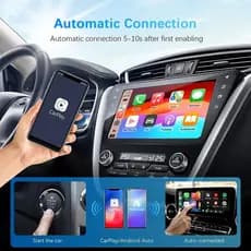 adaptador carplay e android auto sem fio wireless