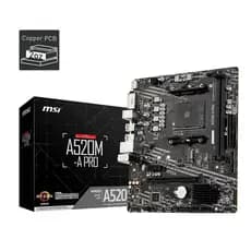 MSI A520M-A PRO AM4 DDR4 NVMe | COMPATÍVEL RYZEN 3000/5000 | ENVIO IMEDIATO