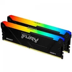 Memoria RAM Kingston FURY Beast RGB 16GB DDR4 3200MHz Gamer Para Computador Desktop PC