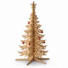 Arvore de Natal em MDF 104 centimetros Enfeite para Natal