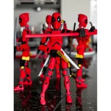Robô Articulado Dummy 13 personalizado com acessórios tamanho grande 27cm