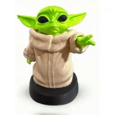 Bobeco Baby Yoda com 13 cm feito em impressão 3D