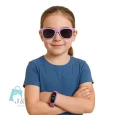 Kit Óculos de Sol e Relógio de led Infantil Meninos Meninas Verão Presente