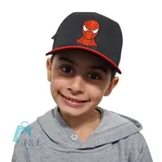 Boné Infantil Personagem Homem Aranha com Carteira de Zíper e Divisórias Spider Man