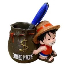 Boneco Luffy One Piece Porta Caneta