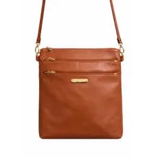 Bolsa feminina courinho transversal 4 divisórias
