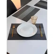 Jogo Americano Retangular Brilhante 30x45 Cm Linha Premium Mesa Posta Sousplat Supla