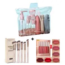 Kit/Combo 10 Batons Líquidos Matte & Lip Lacquer Cakaila – Longa Duração e Hidrataçã