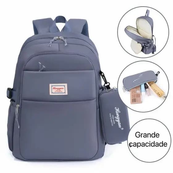 Mochila Feminina Escolar Universitária De Viagem Moda Casual Unissex