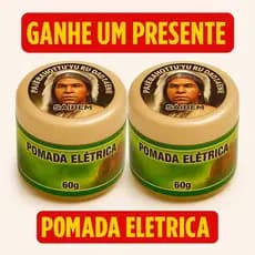 Kit 2 Pomadas Indígena Elétrica do Pajé 60g | Alívio Rápido Dores Musculares | A número 1 Para Dores