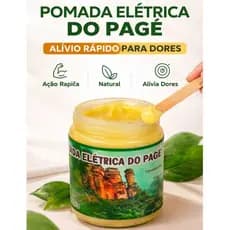 Pomada Elétrica do Pagé 100g Original - Tratamento para Dores Musculares, Articulares e Coluna