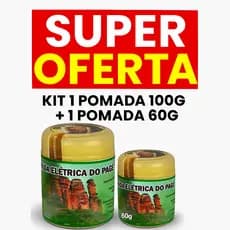 Kit Pomada Elétrica do Pagé 100g + 60g | Melhor Pomada para Dor Muscular e Bem-Estar