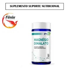 Suplemento Alimentar Magnésio Dimalato 60 Cápsulas - Saúde e Bem-Estar Suporte Nutricional Natural