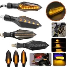 4 Pisca Seta Led Sequencial Moto Universal Cg160 Xre300 Bros