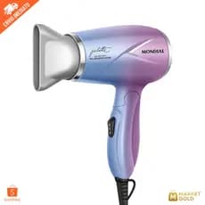 Secador By Juliette Mondial 1200W Bivolt Dobrável SCT-JU-03 Portátil Azul Rosa