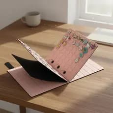Livro De Armazenamento De Crachá De Feltro Com Design De Página Solta , Páginas Rerangentes , Exibição De Pinos Esmaltad