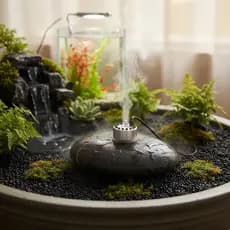 Atomizador De Alta Frequência Fonte De Concha De Aço Inoxidável Senhor Desligamento Automático Para Rockery